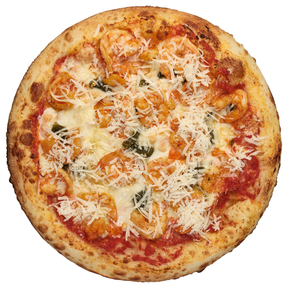 Шеф Пицца. Тигровые креветки с халапеньо, трюфельным маслом и пармезаном — изображение 2