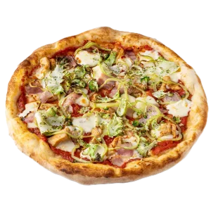Пицца Курица с печенным перцем, беконом и брокколи - Ø 33 см.