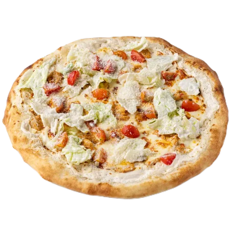 Пицца Цезарь копченой куриной грудкой