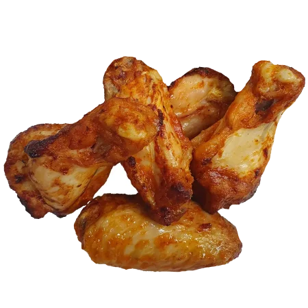 Острые крылышки Шери + 2 соуса Горчичный и Барбекю