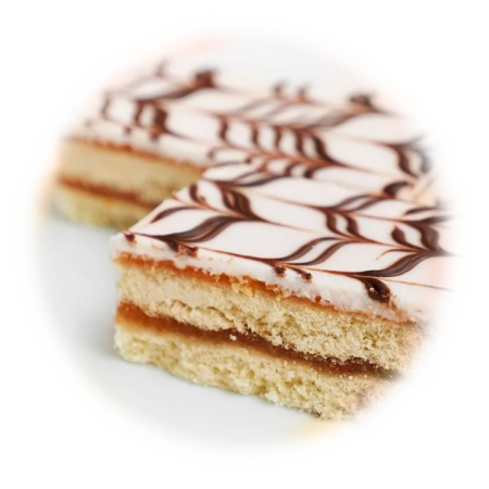 Школьная полоска пирожное