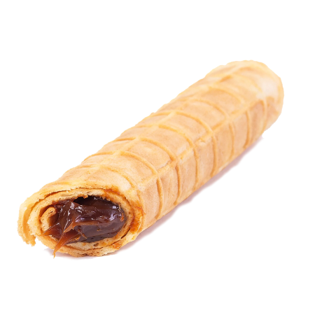 Трубочка вафельная с вареной сгущенкой