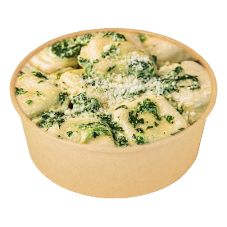 Равиоли с маслом белого трюфеля, сыром рикотта и шпинатом