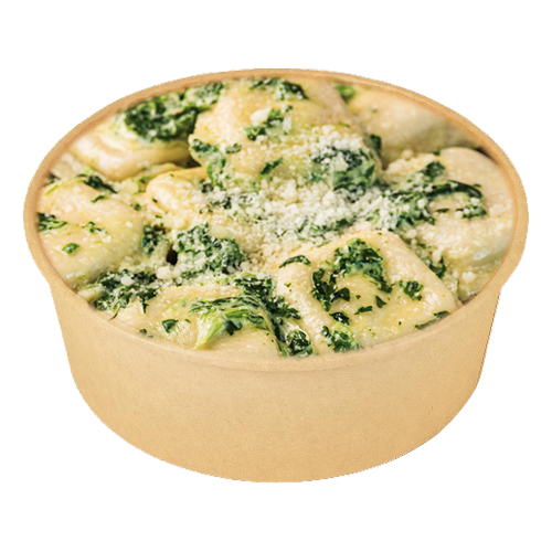 Равиоли с маслом белого трюфеля, сыром рикотта и шпинатом