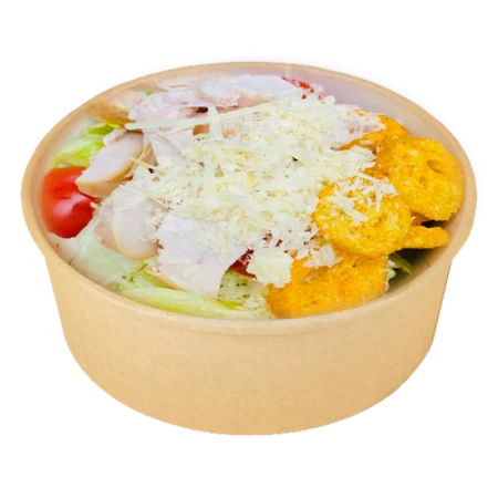 Салат Цезарь с копченной куриной грудкой