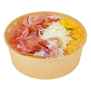 Салат Цезарь с сыровяленым пармским окороком