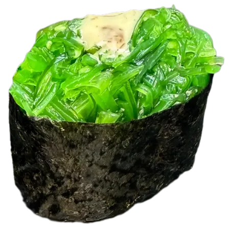 Гункан чука с соусом гома даре