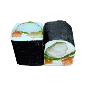 Кето-ролл с крабом 6 шт.