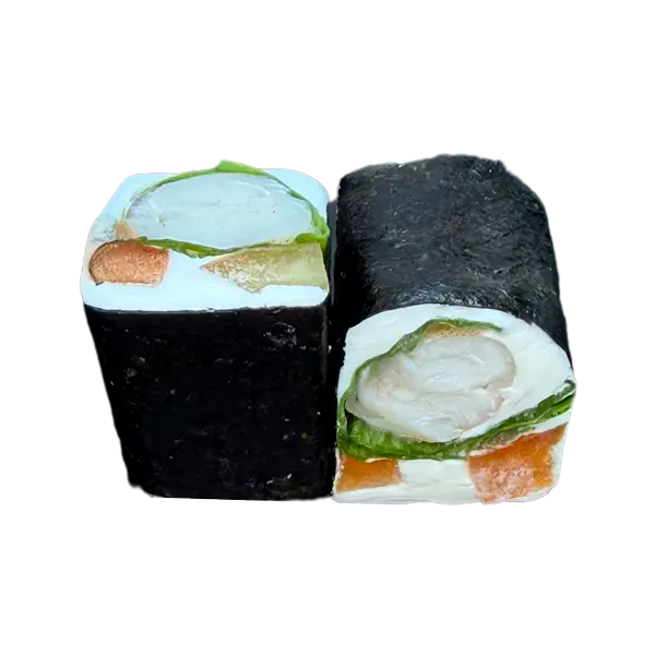 Кето-ролл с крабом 6 шт.