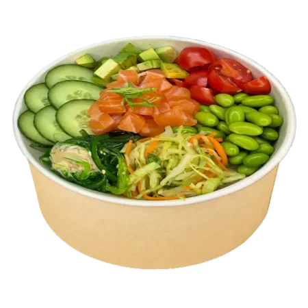 Поке с лососем