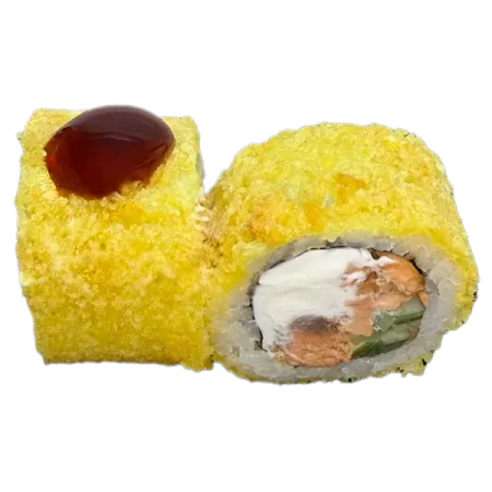 Темпура ролл с лососем гриль 8 шт.