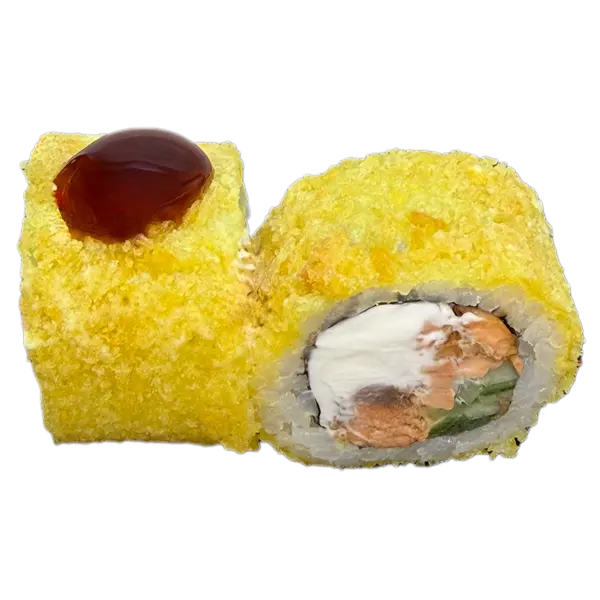 Темпура ролл с лососем гриль 8 шт.